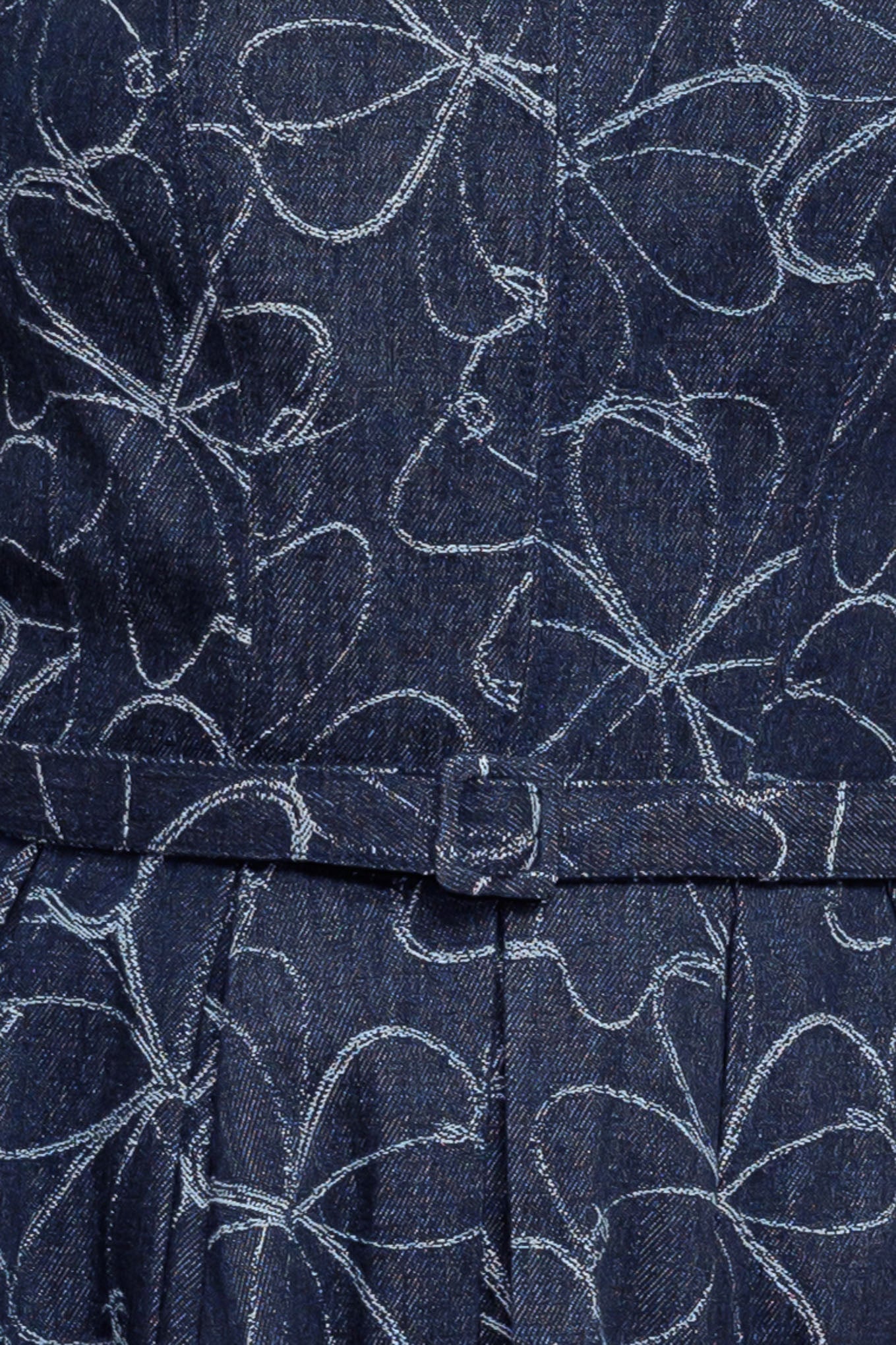 MOONDUST GARDEN DENIM MIDI DRESS Flying Tomato